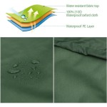 Penutup kursi, penutup kursi telur gantung, tahan air, pelindung kursi rotan, anti debu, kursi goyang gantung untuk luar ruangan (Hijau 115 x 190 cm)